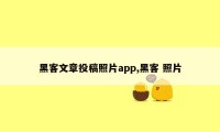 黑客文章投稿照片app,黑客 照片