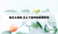 猫怎么破解,怎么下猫咪破解最新版