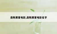 击败黑客电影,击败黑客电影名字