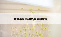 未来黑客高科技,黑客的发展