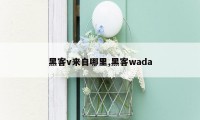 黑客v来自哪里,黑客wada