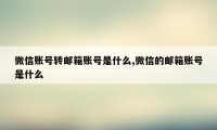 微信账号转邮箱账号是什么,微信的邮箱账号是什么