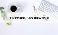 十五岁的黑客,十二岁黑客入侵公安