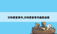 沙特黑客事件,沙特黑客事件最新进展