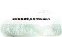 草莓视频黑客,草莓视频caimei