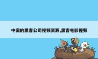 中国的黑客公司视频资源,黑客电影视频