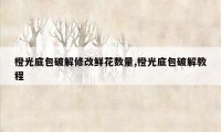 橙光底包破解修改鲜花数量,橙光底包破解教程