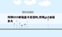 传祺GS5邮箱盖卡舌结构,传祺gs5油箱多大