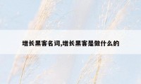 增长黑客名词,增长黑客是做什么的