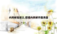 内网邮箱建立,搭建内网邮件服务器