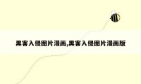 黑客入侵图片漫画,黑客入侵图片漫画版