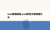 soul邮箱回复,soul的官方邮箱是什么