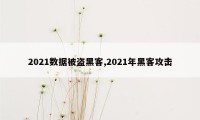 2021数据被盗黑客,2021年黑客攻击