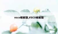 vsco破解版,VSCO破解版