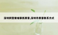 深圳网警柬埔寨抓黑客,深圳市黑客联系方式