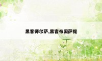 黑客师尔萨,黑客帝国萨提