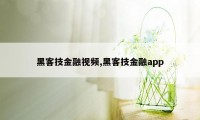 黑客技金融视频,黑客技金融app