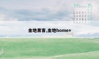 金地黑客,金地home+