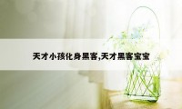 天才小孩化身黑客,天才黑客宝宝