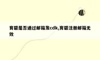 育碧是否通过邮箱发cdk,育碧注册邮箱无效