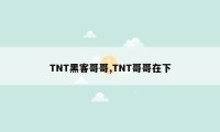 TNT黑客哥哥,TNT哥哥在下